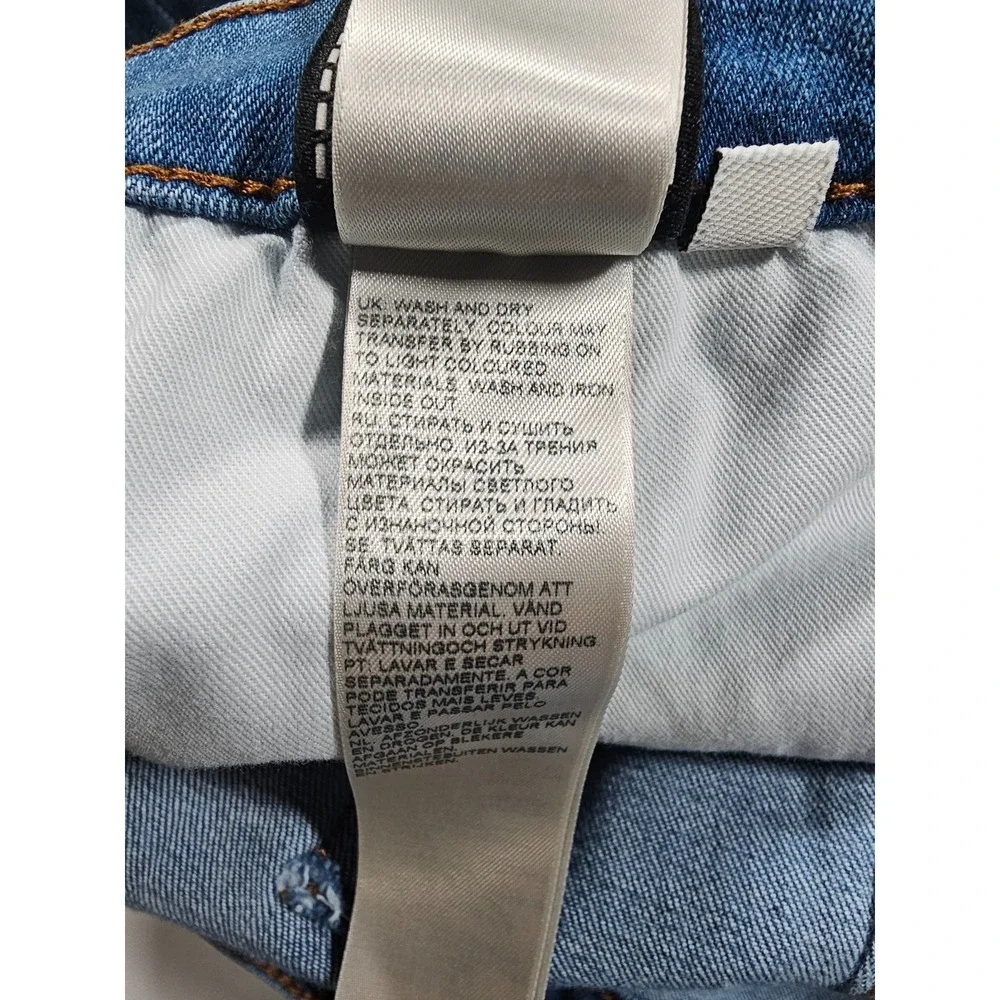 7 for all mankind Men's Sz 46 The Straight DXL Pacific Blue Jeans - Picture 11 of 14